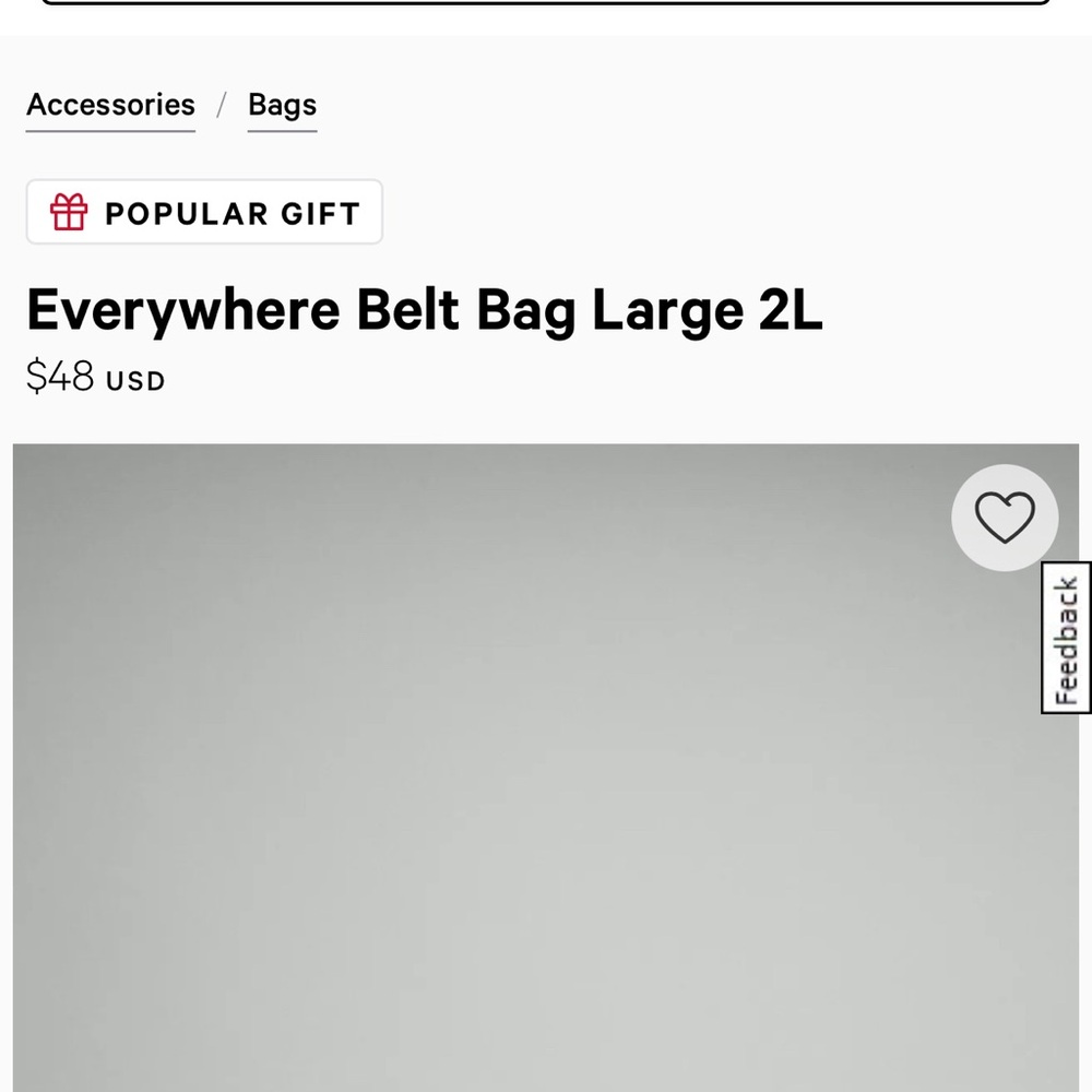 Lululemon Everywhere Belt Bag Large 2L